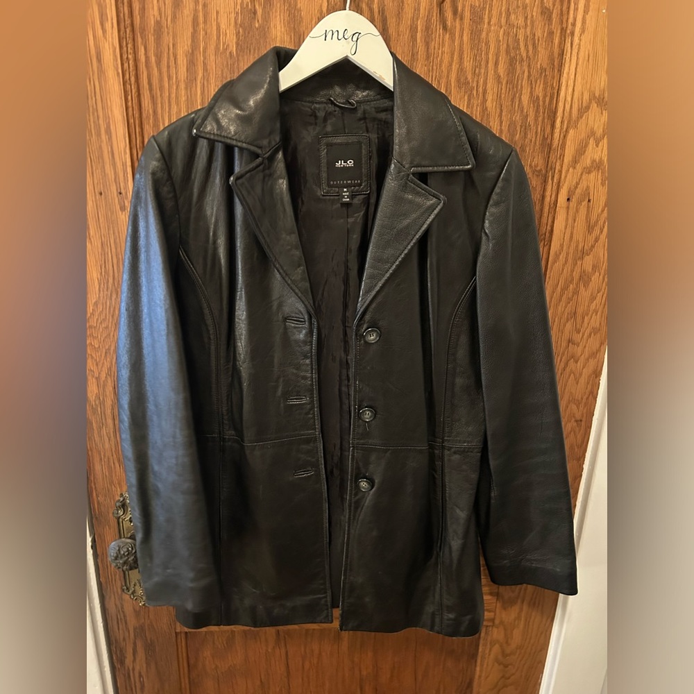 Vintage Real Leather Blazer